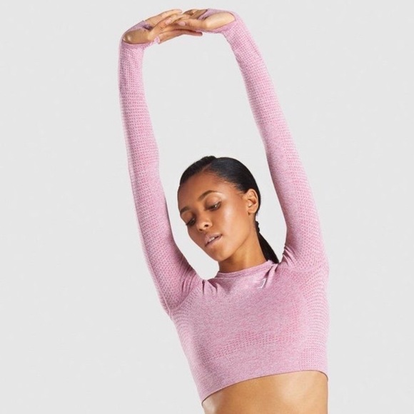 NWT Gymshark Vital Seamless Dusky Pink Top - Picture 2 of 5